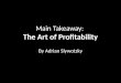 The Art of Profitability by Adrian Slywotzky