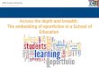 Across the depth and breadth: The embedding of eportfolios in a School of Education