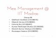 Analysis of Mess Management at IIT Madras