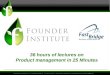 Founder institute 36 hours of courses in 25 minutes
