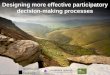 Designing more effective participatory decision-making processes