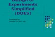 Design of Experiments Lecture 2