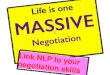 NLP and Negotiation