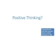 Positive thinking original hen