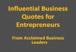 Business leader quotes for entrepreneurs