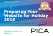 Preparing Your Website for Holiday 2013
