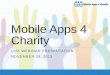 Mobile Apps 4 Charity