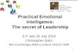 The Secret of Leadership: Practical Emotional Intelligence