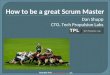 How to be a great scrum master