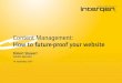 Intergen Twilight Seminar - Content Management: How to future-proof your website