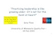 Practicing Leadership