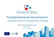 Creating Smarter Cities 2011 - 22 - Graham Colclough - Transformational government