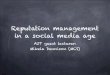AUT Guest Lecture: Reputation management in a social age