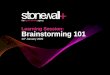 Learning Session: Brainstorming 101