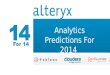 14for14 - Analytic Predictions for 2014 - Alteryx Webinar