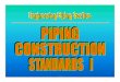 Piping construction-std