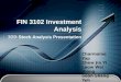 FIN 3102 Stock Analysis Presentation FINAL COPY