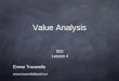 Value analysis