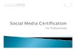 Social Media Certification Intro Deck