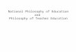 National Philosophy of Education and Fpg