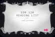 EDR 120 Reading List