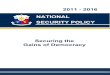 National Security Policy 2011-2016
