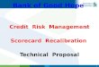 CRM Scorecard Re Calibration Methodology BGH