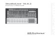 Presonus Studio Live 1602 Manual En
