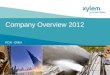Xylem Company Profile 2012 Portable