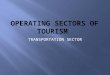 Operating Sectors of Tourism