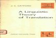 95074003 J C Catford A Linguistic Theory of Translation Oxford Univ Press 1965