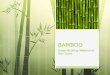 Bamboo as a Building Material