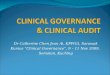 Clinical Governance & Clinical Audit
