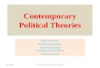 9. Contemporary Political Theories