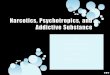Narcotics, Psychotropics, And Addictive Substance