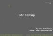 SAP Testing Venu