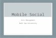 Social mobile - Arts Management