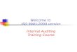 internal Auditing as ISO 1900:2000