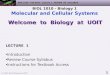 BIOL 1010 Lecture 1 Introduction Posted