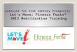 2012 Let's Move CA: Fitness Feria - Exhibitor Training