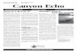 November - December 2004 Canyon Echo