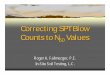 Correcting SPT Blow Counts to N60 Values
