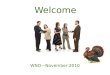 November 2010 WNO Meeting
