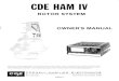 CDE Ham IV Rotor System ~ Owner's Manual, Cornell-Dubilier Electronics, 09-2980