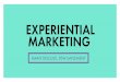 Experiential Marketing: Many Discuss, Few Implement