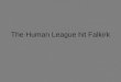 The Human League hit Falkirk