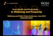 From Wealth and Productivity to Wellbeing and Prosperity