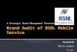 Brand audit of BSNL mobile service