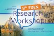 Join us to the EDENRW8 Research Workshop in Oxford