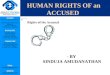 Human rights of an accused
